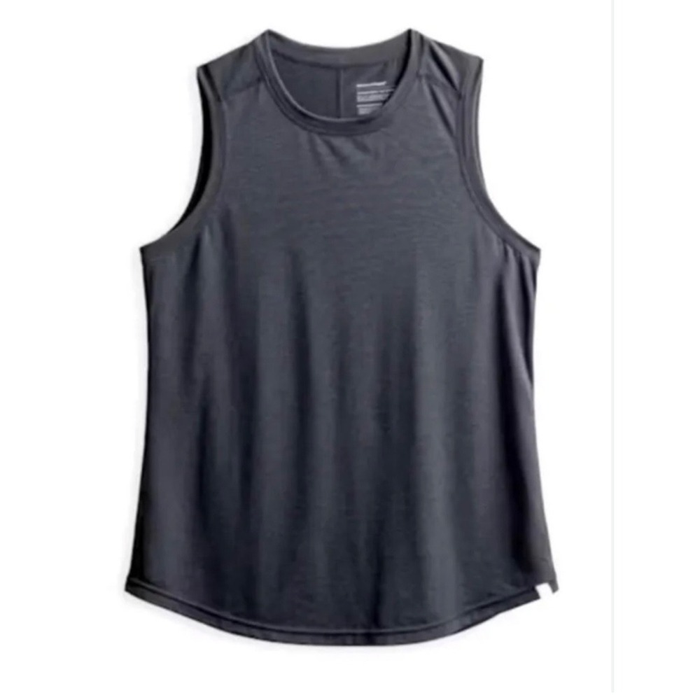 NWT Ministry of Supply Womens Composite Merino Active Tank XS Base Layer Black